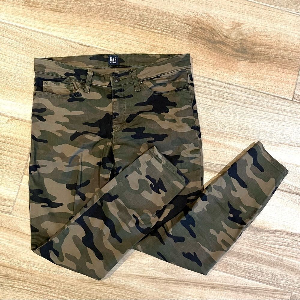 GAP Camo Print Legging Jeans Size 28